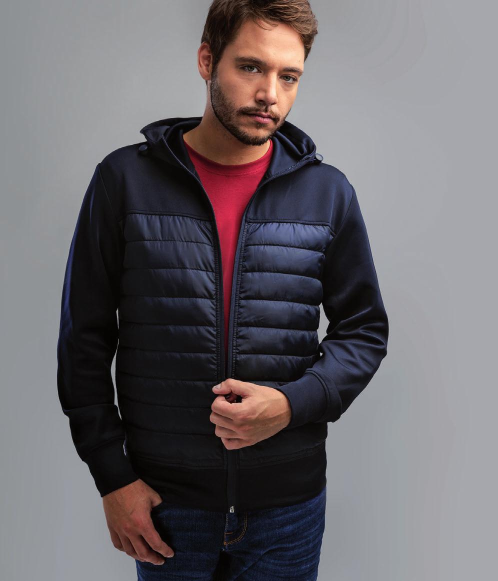 TH Clothes 2019 / ESSENTIAL JACKETS / Skopje 95 Skopje ανδρικό μπουφάν με κουκούλα και φερμουάρ 150 G/M ² Black Navy Blue 95% πολυεστέρας,