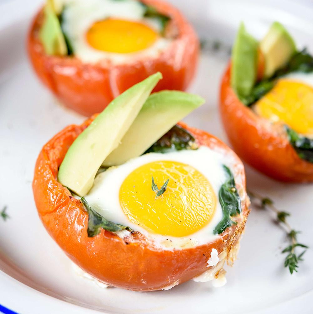 AVOCADO BAKED EGGS