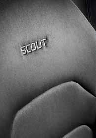Τα αναβαθισμένα προσόντα της έκδοσης SCOUT που διατίθεται αποκλειστικά με τετρακίνηση την καθιστούν ιδανική για περιπετειώδεις