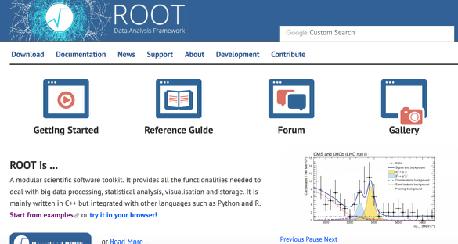 C/C++ (+Python) µε ROOT https://root.cern.