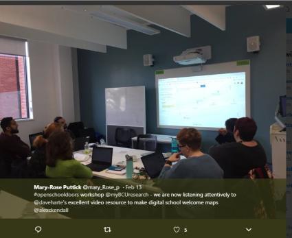 ψηφιακών χαρτών με παραδείγματα για το πώς θα μπορούσαν να χρησιμοποιηθούν με ποικίλους τρόπους με τις νέες οικογένειες.