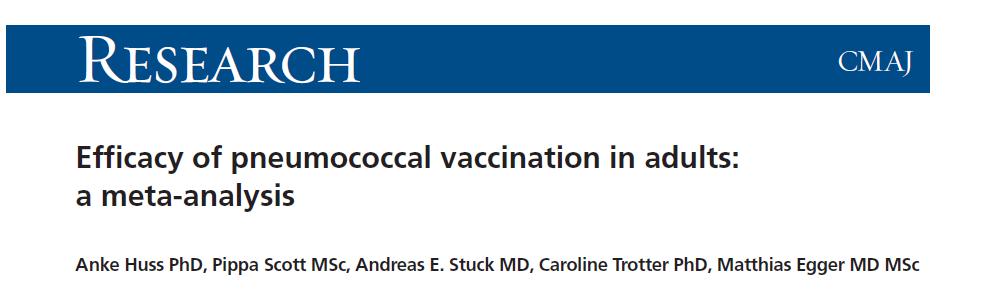 Ποια η αποτελεσματικότητα του PPSV23; Γενικά στις περισσότερες μελέτες μετα-ανάλυσης και αναδρομικές μελέτες το εμβόλιο παρουσιάζει πολυ καλή