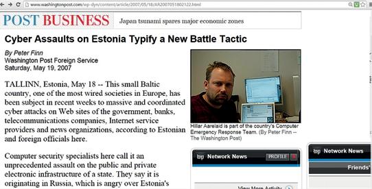 Διαδικτυακό άρθρο της εποχής (http://www.washingtonpost.com/wp-dyn/content/article/2007/05/18/ AR2007051802122.html) σεις συντονίστηκαν επίσης μέσω της Άμεσης Συνομιλίας Διαδικτύου (IRC).