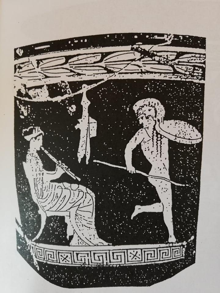 Εικόνα 8. Μικρός ερυθρόμορφος Αττικός κρατήρας του τέλους του 5 ου πχ αιώνα.