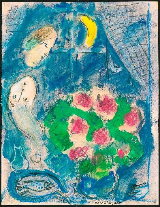 Ο Chagall για να τους ευχαριστήσει έφτιαξε το πορτραίτο της