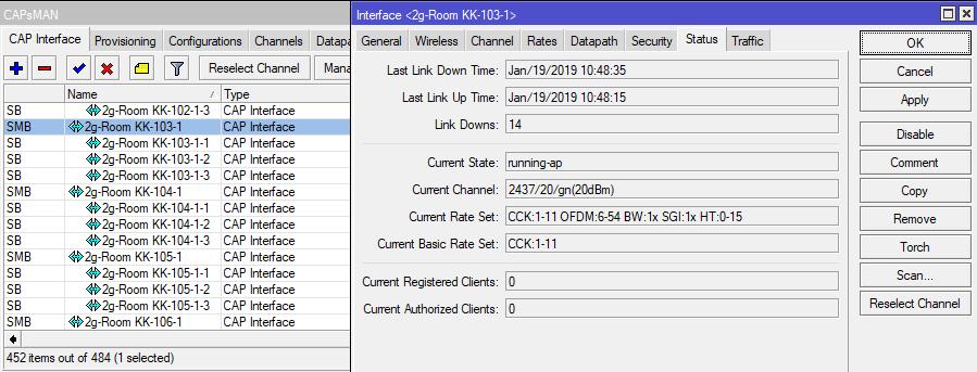 CAPsMAN Interfaces Channels Datapath
