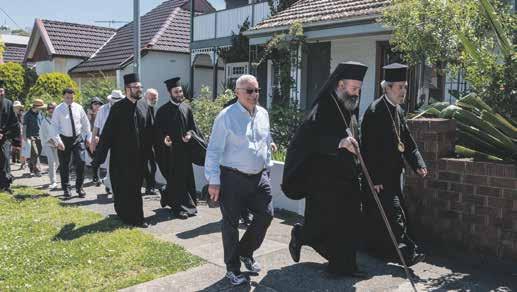 Hiking in Sydney to financially support the Welfare Centre of the Archdiocese of Australia The faithful of the small parish of St.