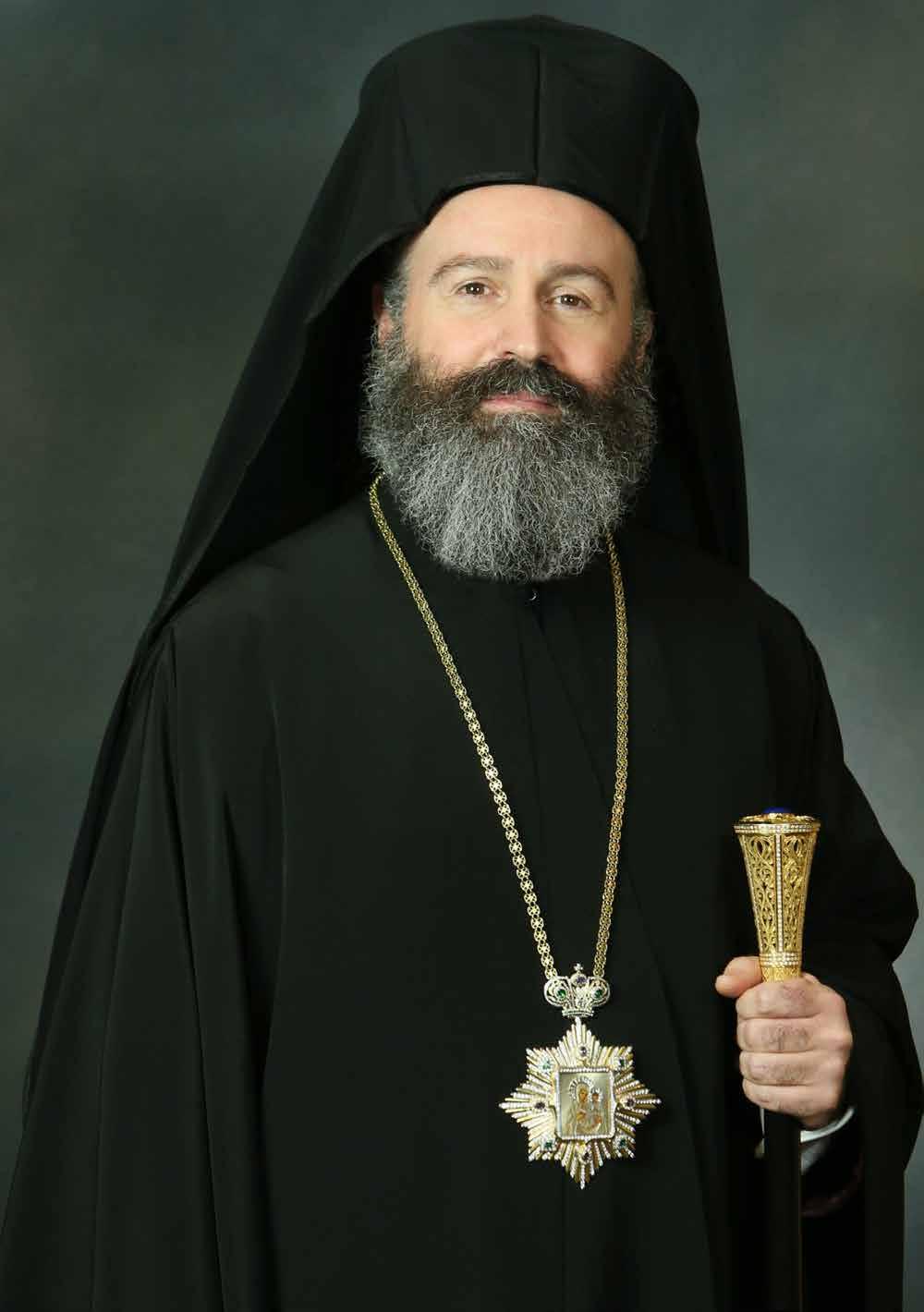 His Eminence Archbishop Makarios FIRST INAUGURAL VISIT TO SAINTS
