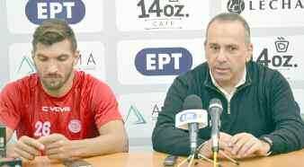 Από την πλευρά του ο νεαρός Μαρτίνος Καραμανώλης που προωθήθηκε από την Κ18 και έκανε ντεμπούτο σε επαγγελματική κατηγορία σήμερα είπε: «Έκανα ντεμπούτο σήμερα σε ένα δύσκολο παιχνίδι.