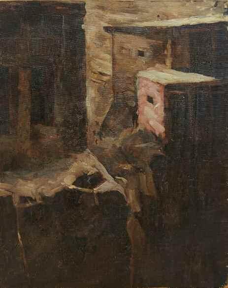 ΠΟΤΑΜΙΑΝΟΣ Χαράλαμπος (1909-1958) Νεκρή φύση με ρόδια και κυδώνι 1955 Λάδι σε καμβά 31 45 εκ υπγρμ π.