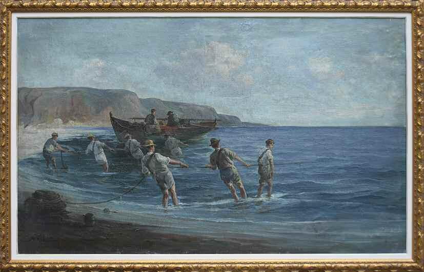 cm 37. ΒΙΚΑΤΟΣ Σπύρος (1878-1960) Πορτρέτο λόγιου Λάδι σε χαρτόνι 36 25 εκ υπγρμ. κ.