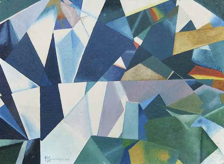 ΓΟΥΝΑΡΟΠΟΥΛΟΣ Γεώργιος (1889-1977) Το κορίτσι με τις κοτσίδες Λάδι σε καμβά επικολμ. σε καμβά 41 33 εκ υπγρμ κ.