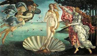 Εικόνα 5. Ο λογότυπος της Society of Biological Inorganic Chemistry και η Γέννηση της Αφροδίτης του Botticelli (Πινακοθήκη Uffizi, Φλωρεντία). αντιδράσεων.