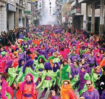 3 ΗΜΕΡΕΣ ΠΑΤΡΙΝΟ ΚΑΡΝΑΒΑΛΙ - Μεταφορά με λεωφορείο από Θεσ/νίκη, Κατερίνη, Λάρισα, Λαμία, Αθήνα, Βέροια, Κοζάνη, Γρεβενά, Ιωάννινα και Άρτα - Άφιξη στην Πάτρα και αναχώρηση μπροστά από το ξενοδοχείο