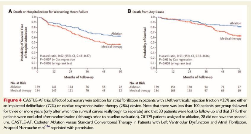 Atrial fibrillation CABANA study showed neutral