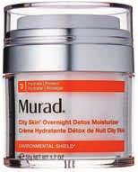 City Skin Overnight Detox Moisturizer, Μurad, μια καινοτόμα αντιγηραντική κρέμα νυκτός που αποτοξινώνει το δέρμα.