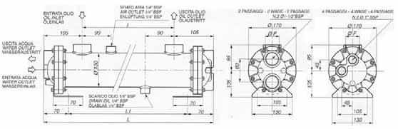 ΥΔΡΑΥΛΙΚΑ > ΨΥΓΕΙA ΣΕΙΡΑ FI 5 / SEIES FI 5 (LIT) I L1 L ΒΑΡΟΣ (kg) ΙΣΧΥΣ (hp) FI-5-53-4