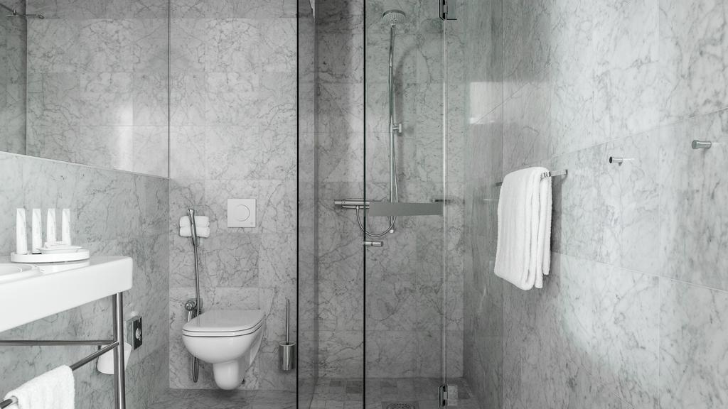 κάδοι και χαρτί τουαλέτας Φωτογραφίστε τυχόν διαθέσιμες παροχές των μπάνιων, όπως: Μοναδικό