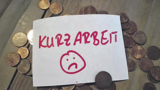 l. April 00 Freiberger Anzeiger RECHT AKTUELL EXPERTENTIPPS AUS ERSTER HAND Während der Corona-Krise stellt sich die Frage: Was ändert sich bei Kurzarbeit?
