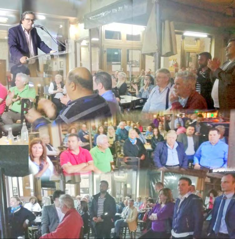 Αναφέρθηκε σε μια σειρά παρεμβάσεων που ήδη η παράταξη έχει επεξεργαστεί και ζήτησε τη στήριξη και την εμπιστοσύνη των πολιτών ώστε, αφ ενός να δώσουν την πρέπουσα απάντηση στη σημερινή Δημοτική