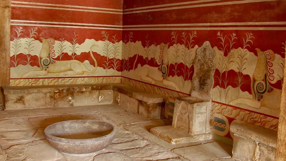 Η αίθουσα του θρόνου στο παλάτι της