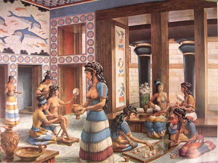 Ζατρίκιο - Μινωικό επιτραπέζιο Μινωικό επιτραπέζιο παιχνίδι με πιόνια, το οποίο θεωρείται πρόγονος του σημερινού σκακιού.
