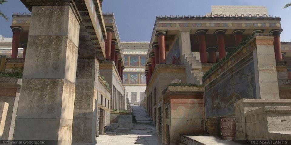 Κνωσός ψηφιακή αναπαράσταση Πηγή: https://i.pinimg.
