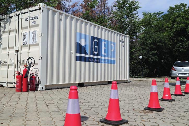 δημιουργία του training center βάσει των αναγκών του προτύπου GWO, για την απαραίτητη