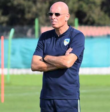 English player Joe Garner a recent former manager Mick McCarthy signing from Wigan scored a hat trick in the 16th, 31st and 51st minute Nea Salamina scored in the 63rd minute through Elsewhere on