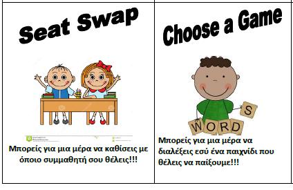 student behavior (Barbetta et al., 2005, p.13) thus they constitute part of the behavior contract as well and they are combined with the other classroom material.