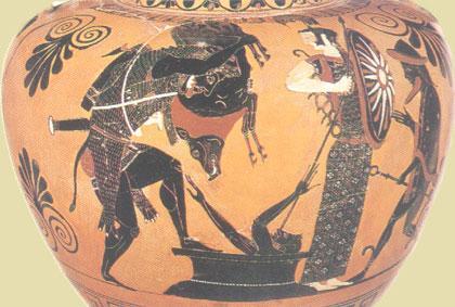 4 ΟΣ ΑΘΛΟΣ: Ο ΕΡΥΜΑΝΘΙΟΣ ΚΑΠΡΟΣ Στον άθλο αυτό ο Ηρακλής αποσπάται από το στόχο του, περνώντας τον καιρό του σε καυγάδες με τους Κενταύρους. Δείχνει λάθος κρίση και γίνεται ζημιά από «γκάφες».