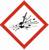 Σελίδα 4 από 13 2.2 Στοιχεία επισήμανσης Εικονόγραμμα κινδύνου: GHS 01 Προειδοποιητική λέξη: Προσοχή! Δήλωση επικινδυνότητας: H204: Κίνδυνος πυρκαγιάς ή εκτόξευσης.