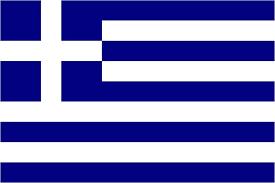 Ελληνική σημαία: 9 γραμμές άσπρες και μπλε όπως και η θάλασσα και ένας σταυρός στην αριστερή γωνία
