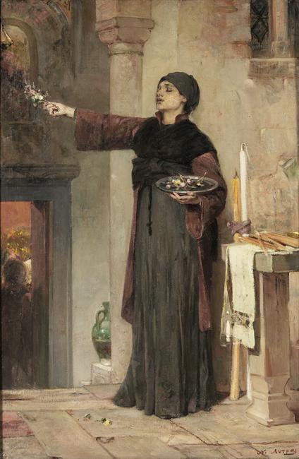 Νικηφόρος Λύτρας Άνθη επιταφίου, 1901, λάδι σε μουσαμά