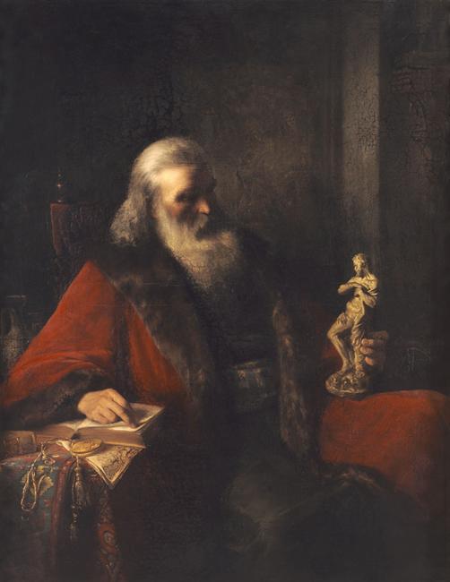 Αριστείδης Οικονόμος Κεφάλι Άραβα, 1846,