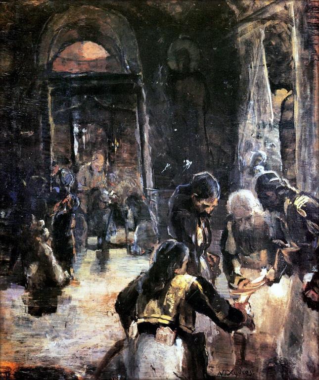 Νικόλαος Ξυδιάς-Τυπάλδος Ο όρκος των Φιλικών, σχέδιο