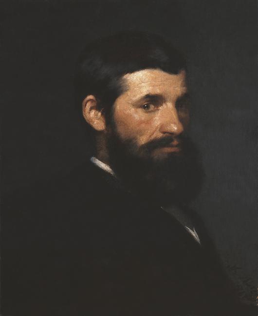 Νικηφόρος Λύτρας Αυτοπροσωπογραφία, 1867, λάδι σε μουσαμά,