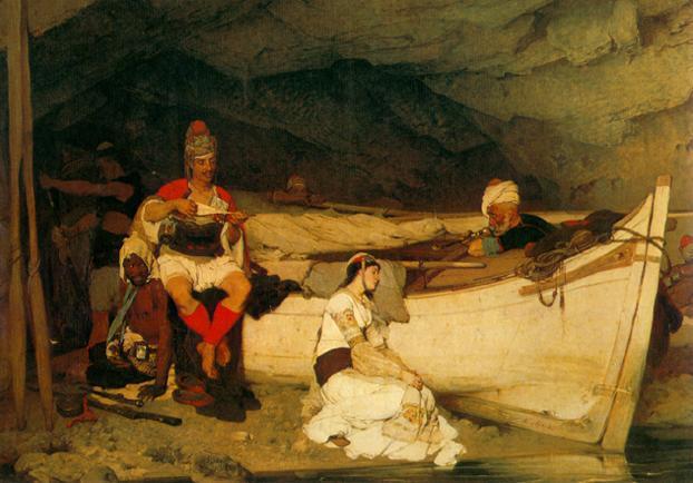 Νικηφόρος Λύτρας Η κλεμμένη, 1873, λάδι σε
