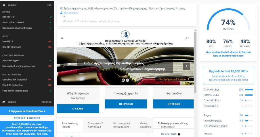 μπορεί να μη φορτώνει ή να παρουσιάζεται εσφαλμένα από τη χρήση μη λειτουργικών πηγών, όπως εικόνες, αρχεία CSS και JavaScript (Avoid broken page resources). Τα αρχεία robots.