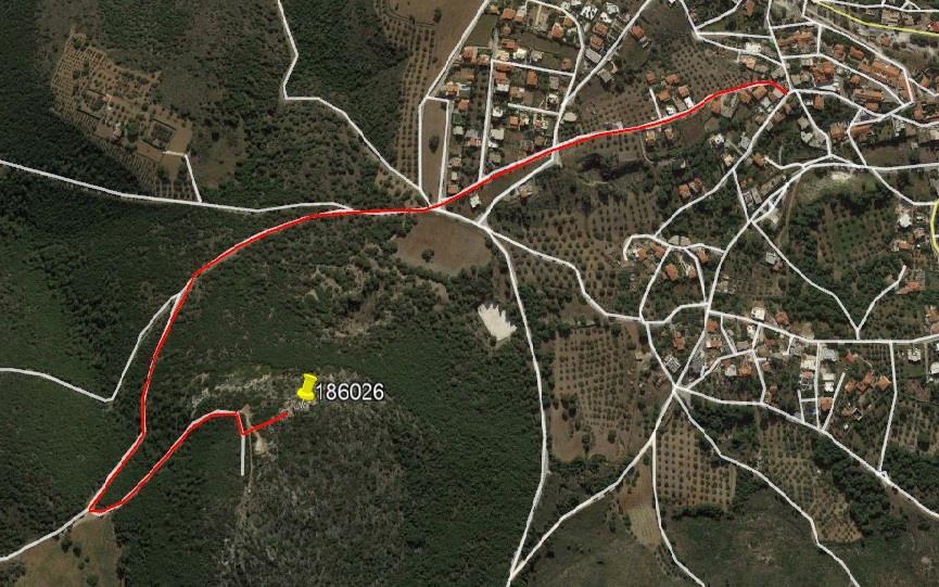 Εικόνα 7.12: Οδοιπορικό προς το Τριγωνομετρικό 186026.
