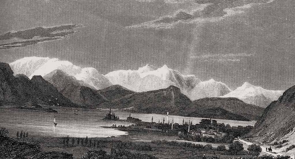 ΙΩΑΝΝΙΝΑ, Χαλκογραφία των H. HOLLAND (Σχέδιο) και G.