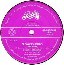 PARLOPHONE / PATHE / ODEON ITALIAN 45 R.P.M.