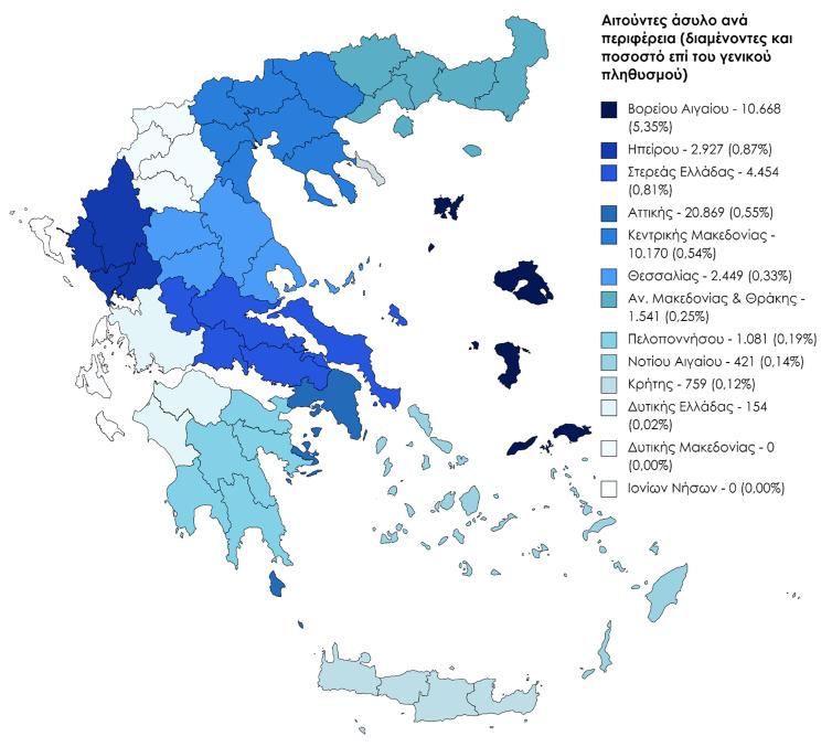 Γράφημα 5 Κατανομή διαμενόντων