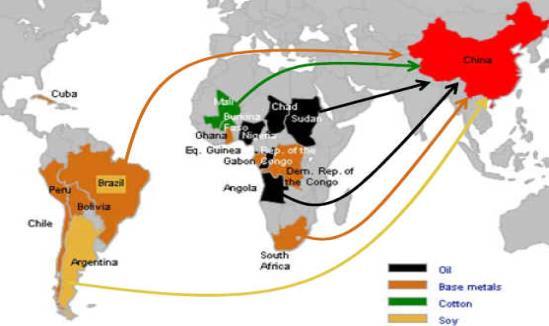 94 ΧΑΡΤΗΣ 10: Τι εξάγει η Κίνα ανα χώρα της Αφρικής (Πηγή: (http://infognomonpolitics.blogspot.com/2019/11/h_21.html#more) 3.