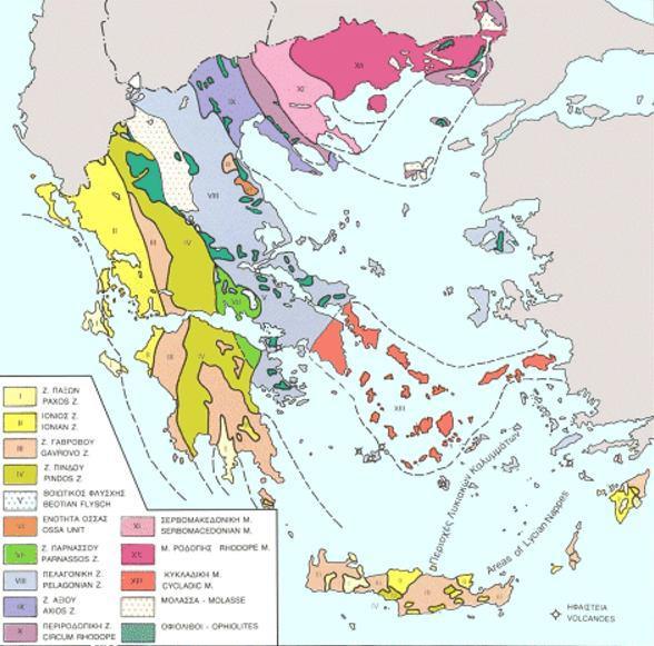 Περιοχή Μελέτης Εικόνα 46:Χάρτης γεωλογικών