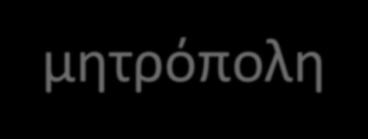 Η ΝΕΑ ΠΟΛΗ Η νέα πόλη αποκτούσε τη δική της οργάνωση και τους δικούς της θεσμούς.