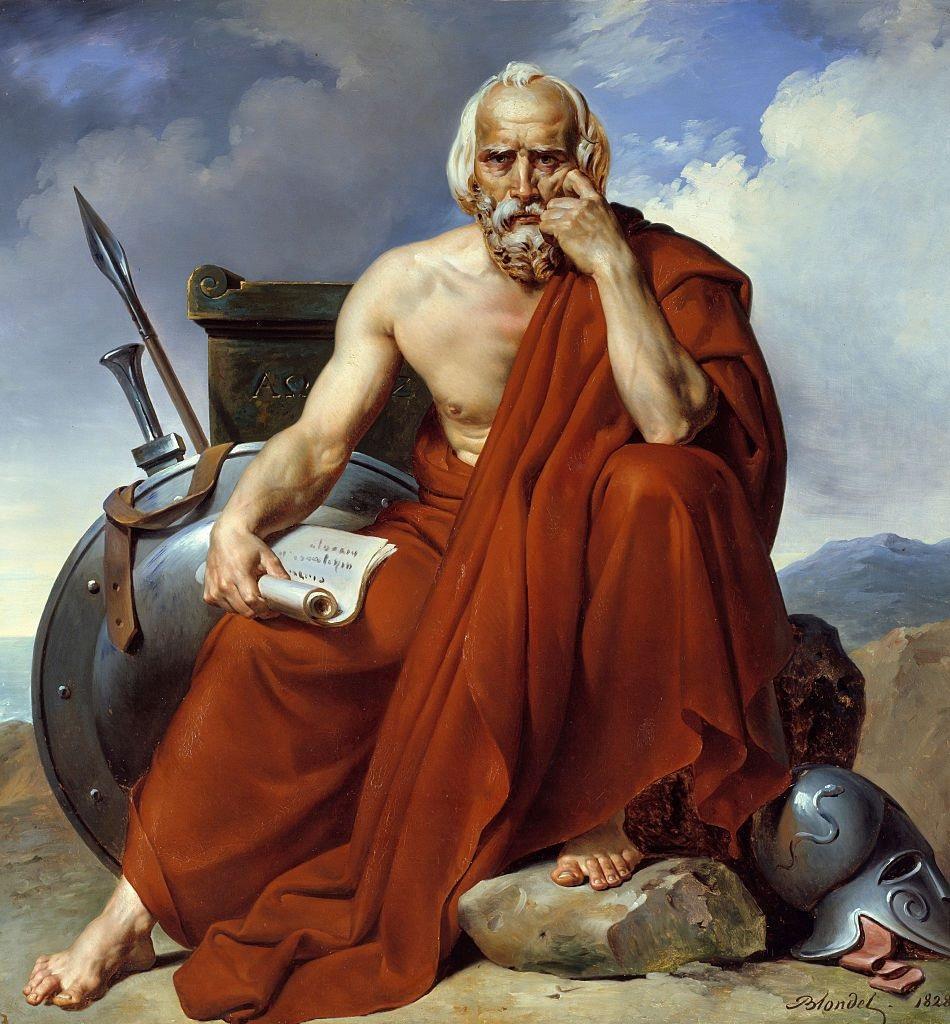 Λυκούργος ο νομοθέτης της Σπάρτης Πίνακας του Merry - Joseph Blondel, 1828 Musée de