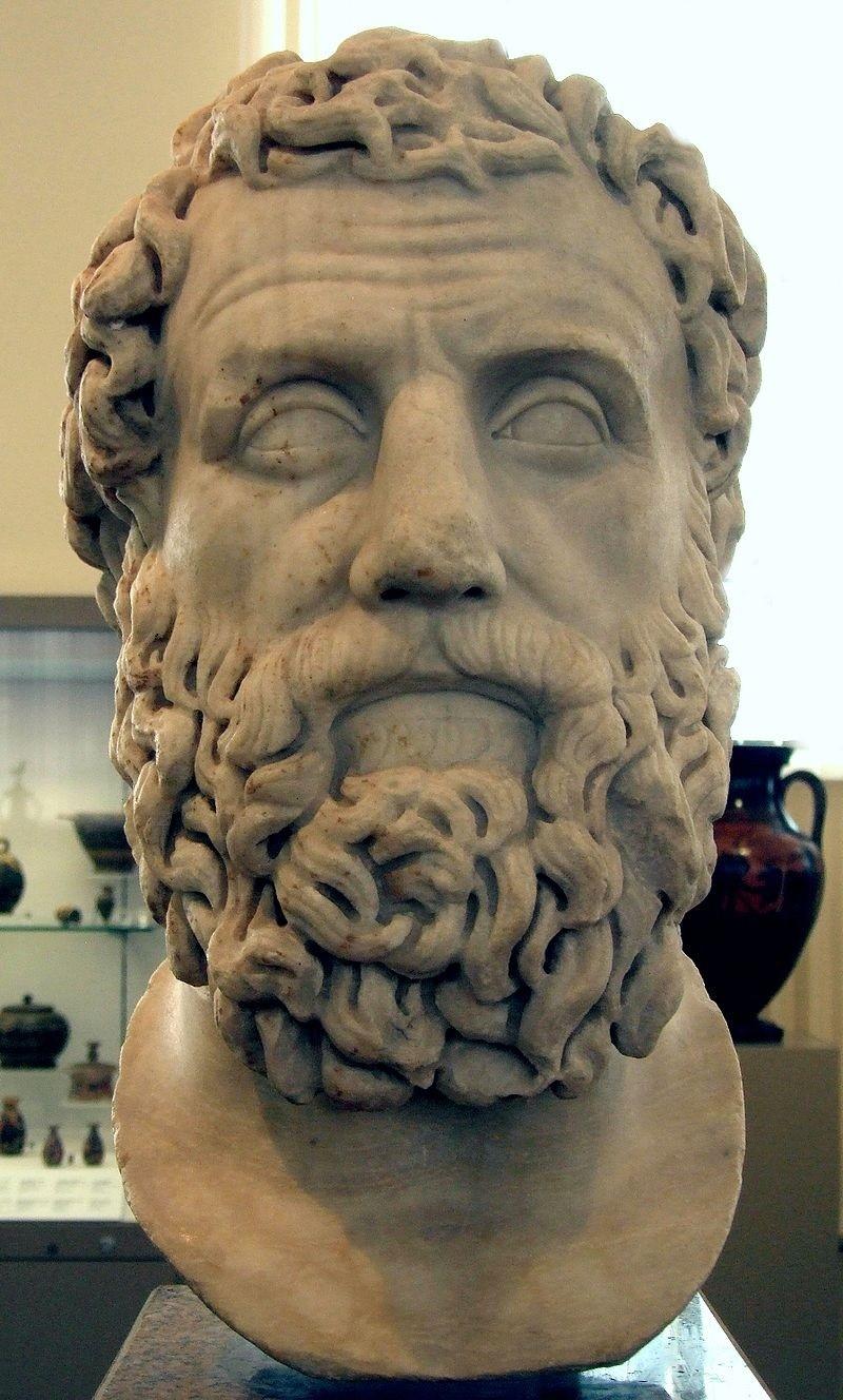 Προτομή του Αρχίλοχου Ρωμαϊκό αντίγραφο από το ελληνικό