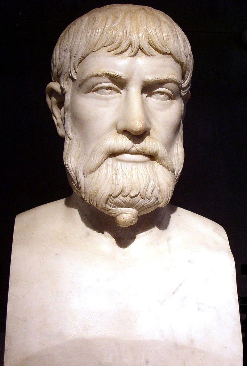 Προτομή του Πινδάρου Ρωμαϊκό αντίγραφο από αρχαίο ελληνικό πρωτότυπο 5 ος προ Χριστού αιώνας Εθνικό Αρχαιολογικό Μουσείο Νάπολη, Ιταλία (Museo archeologico nazionale di Napoli)