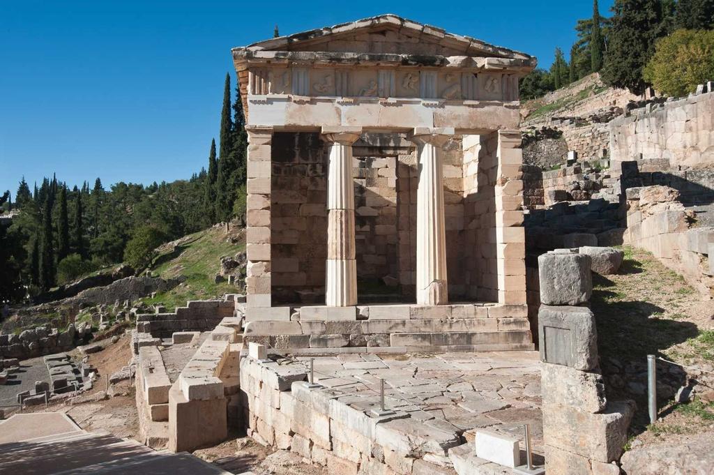 Ο ΘΗΣΑΥΡΟΣ ΤΩΝ ΑΘΗΝΑΙΩΝ ΣΤΟΥΣ ΔΕΛΦΟΥΣ